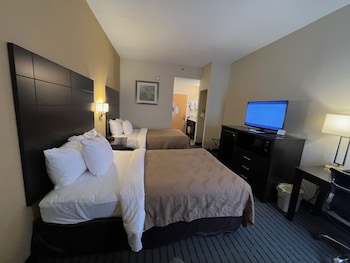 Standard Double Room, 2 Double Beds, Non Smoking, Refrigerator & Microwave