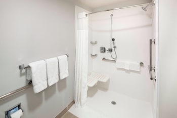 Room, 1 King Bed, Roll-in Shower